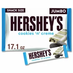 Hershey's Snack Size Bars, Cookies n Creme, 17.1 oz Bag, 2/Pack