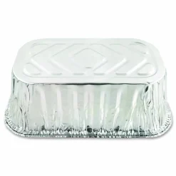 HFA Aluminum Baking Pan, #1 Loaf, 1 lb Capacity, 5.72 x 3.31 x 2.03, 200/Carton