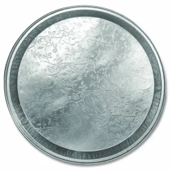 HFA Aluminum Embossed Tray, 16" Diameter, 25/Carton