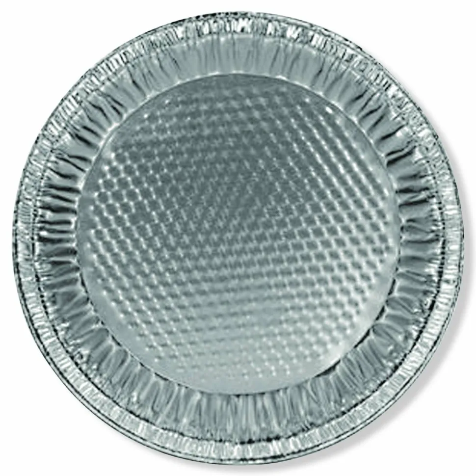 HFA Aluminum Pie Pan, #10, 9.63" Diameter x 1.22"h, 200/Carton
