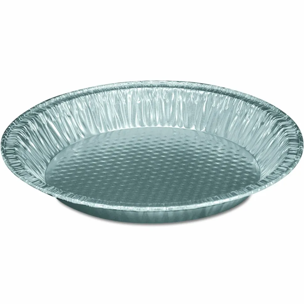 HFA Aluminum Pie Pan, #10, 9.63" Diameter x 1.22"h, 200/Carton
