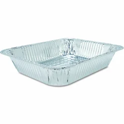 HFA Aluminum Steam Table Pans, Half-Size Shallow, 1.69