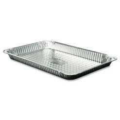 HFA Aluminum Steam Table Pans, Full-Size Shallow, 1.63
