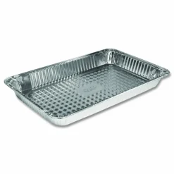 HFA Aluminum Steam Table Pans, Full-Size Medium, 65 Gauge, 2.19" Deep, 12.75 x 20.75, 50/Carton