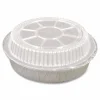 HFA Plastic Dome Lid, 8.25" Diameter x 0.88"h, Clear, 500/Carton
