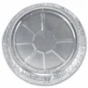 HFA Round Aluminum Containers, 32 oz, 9.03" Diameter x 1.25"h, Silver, 500/Carton