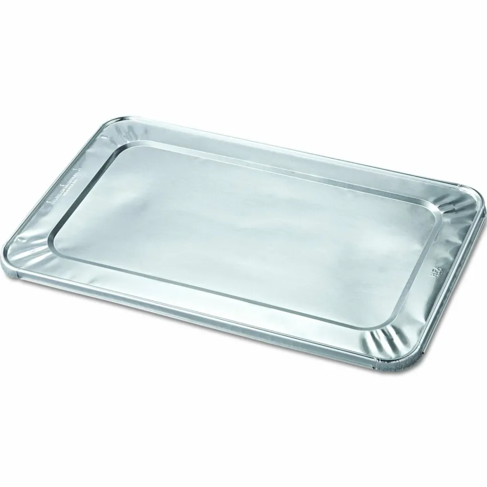 HFA Steam Pan Foil Lids, Fits Full-Size Pan, 45 Gauge, 12 x 20.81, 50/Carton