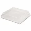 HFA Plastic Dome Lid, 8.25 x 8.25 x 1.5, Clear, 500/Carton
