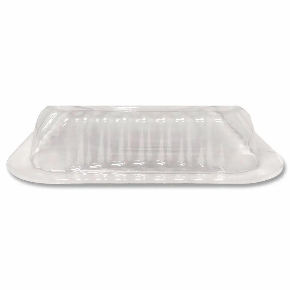 HFA Plastic Dome Lid, 8.25 x 8.25 x 1.5, Clear, 500/Carton