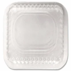 HFA Plastic Dome Lid, 8.25 x 8.25 x 1.5, Clear, 500/Carton
