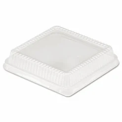 HFA Plastic Dome Lid, 8.25 x 8.25 x 1.5, Clear, 500/Carton