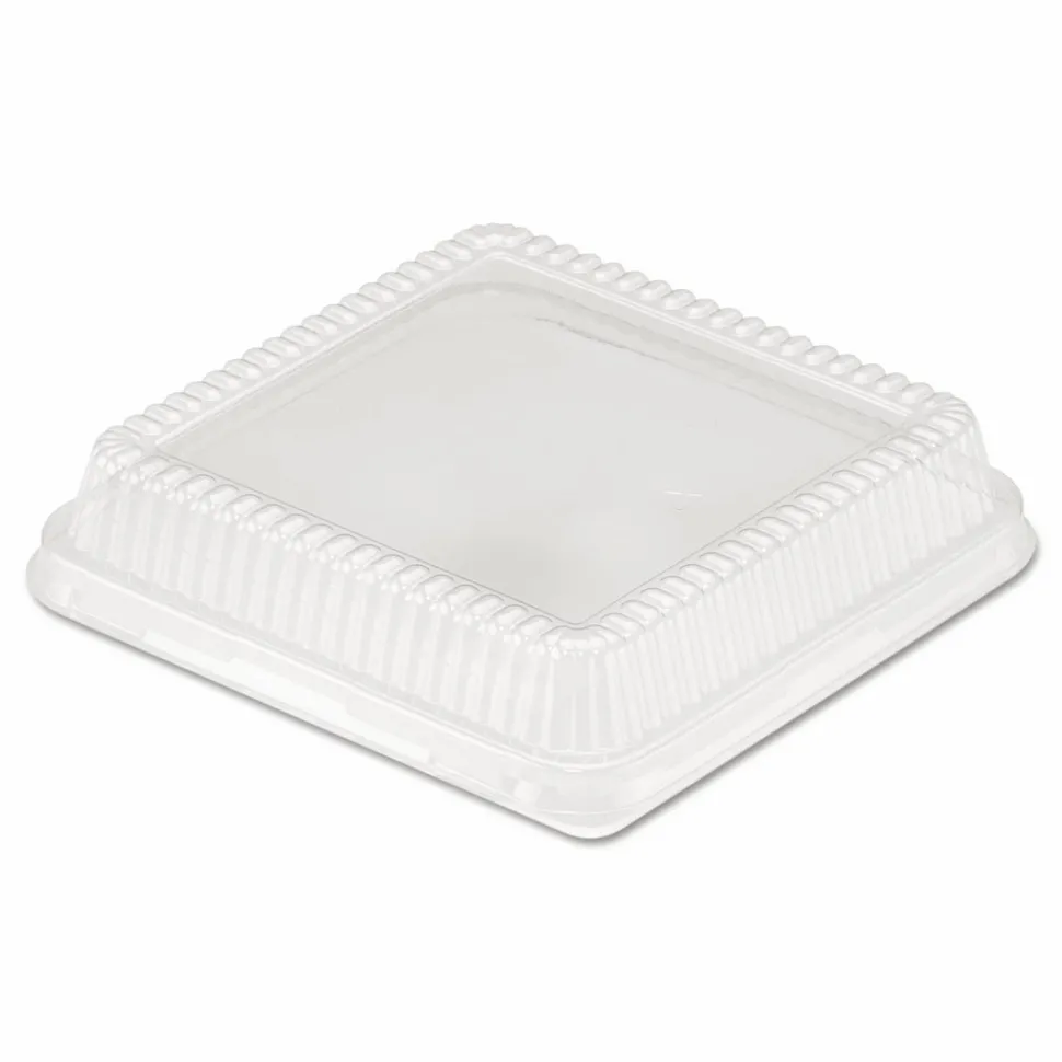 HFA Plastic Dome Lid, 8.25 x 8.25 x 1.5, Clear, 500/Carton