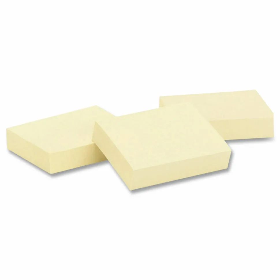 Highland Notes, 3 in x 3 in, 12 Pads, 100 Sheets/Pad, Yellow