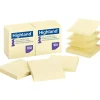 Highland Repositionable Pop-up Notes, 3" x 3", Yellow, 100 Sheets, 12 Pads
