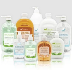 Highmark Antibacterial Liquid Hand Soap, Clean Scent, 50 Oz Refill Bottle, Orange, Case Of 4 Bottles