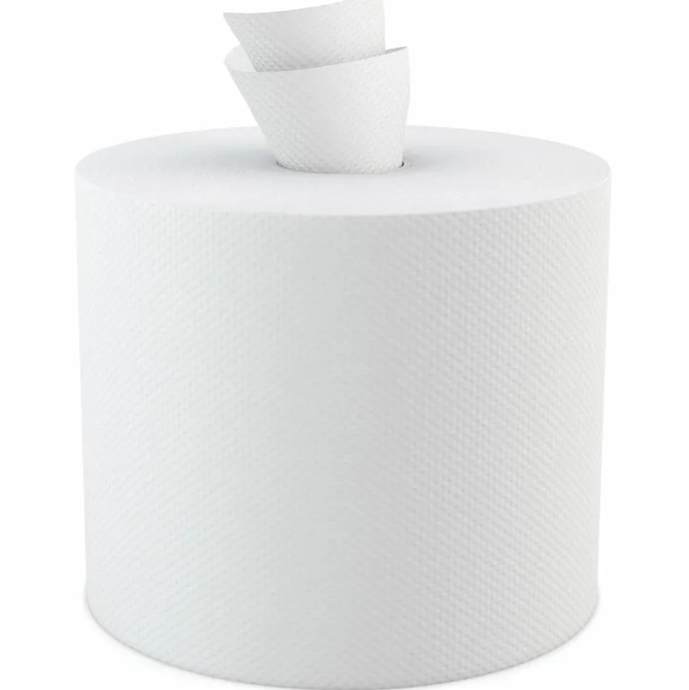 Highmark ECO Centerpull 2-Ply Paper Towels, 600' Per Roll, 100% Recycled, Pack Of 6 Rolls