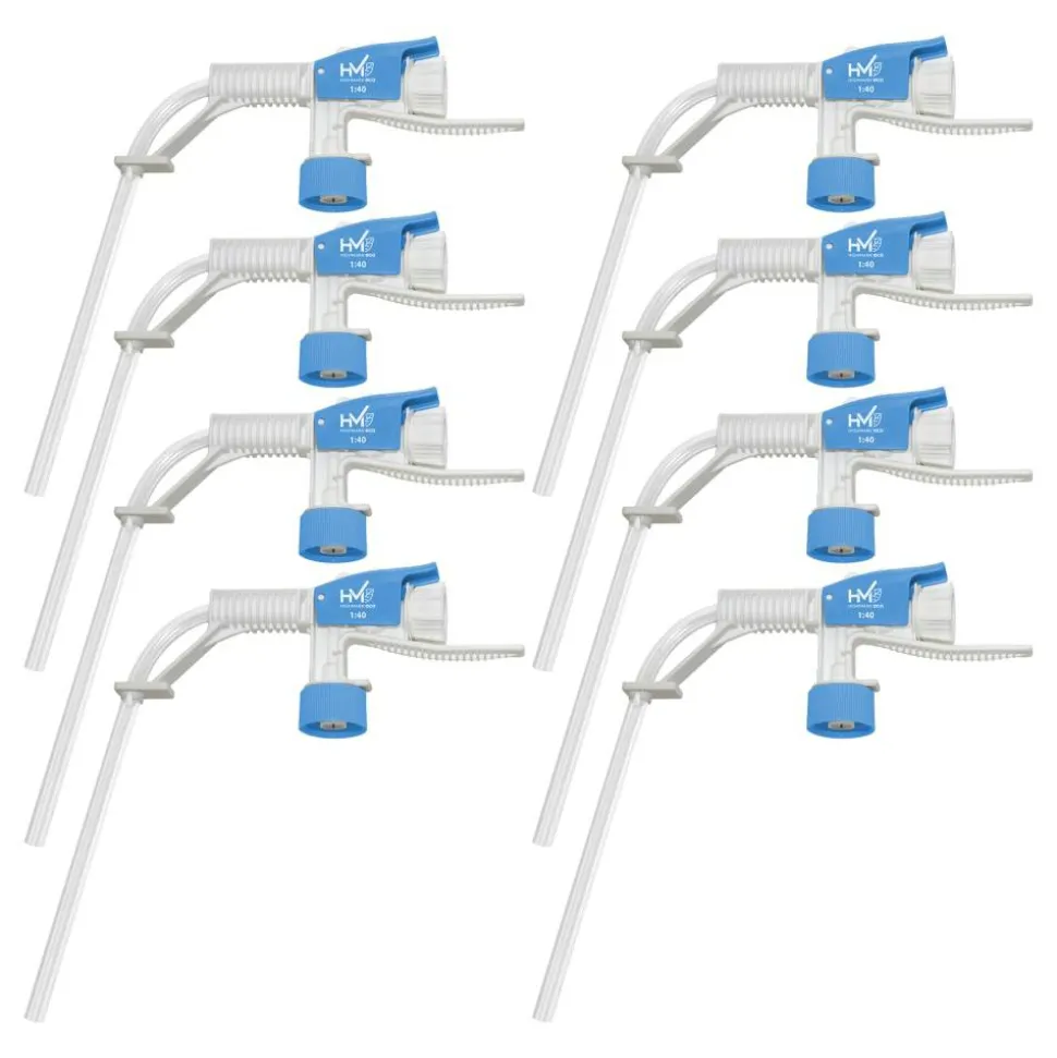 Highmark ECO Dilution Gun, 1:40, 4”H x 1-1/2”W x 14”D, Blue/White, Case Of 8 Guns