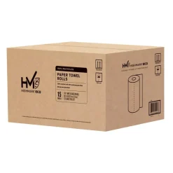 Highmark ECO 2-Ply Paper Towels, 100% Recycled, 85 Sheets Per Roll, Pack Of 15 Rolls
