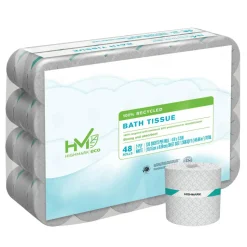 Highmark ECO 2-Ply Toilet Paper, 100% Recycled, 336 Sheets Per Roll, Case of 48 Rolls