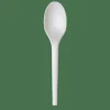 Highmark ECO Spoons, 6-1/2", White, Pack Of 50