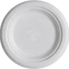 Highmark ECO Sugarcane Paper Plates, 6", White, Pack Of 1,000