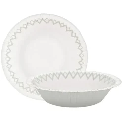Highmark Paper Bowls, 14.9 oz, Printed White, Pack Of 125