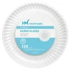Highmark Paper Plates, 8-3/4", White, Pack Of 120