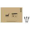 Highmark Plastic Utensils, Full-Size Forks, Black, Box Of 1,000 Forks