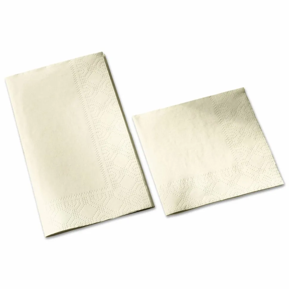 Hoffmaster Dinner Napkins, 2-Ply, 15 x 17, White, 1,000/Carton