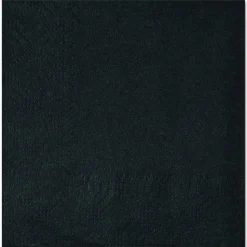 Hoffmaster Embossed Beverage Napkins, 2-Ply, 9.5 x 9.5, Black, 1,000/Carton