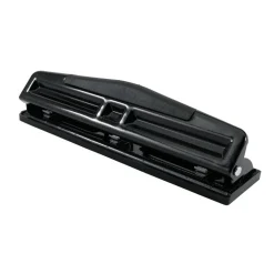 3-Hole Adjustable Punch, Black