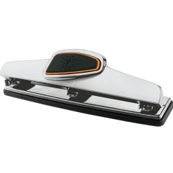 3-Hole Paper Punch, 10-Sheet Capacity, Silver