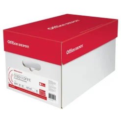 3-Hole Punched Multi-Use Printer & Copy Paper, White, Letter (8.5" x 11"), 5000 Sheets Per Case, 20 Lb, 92 Brightness