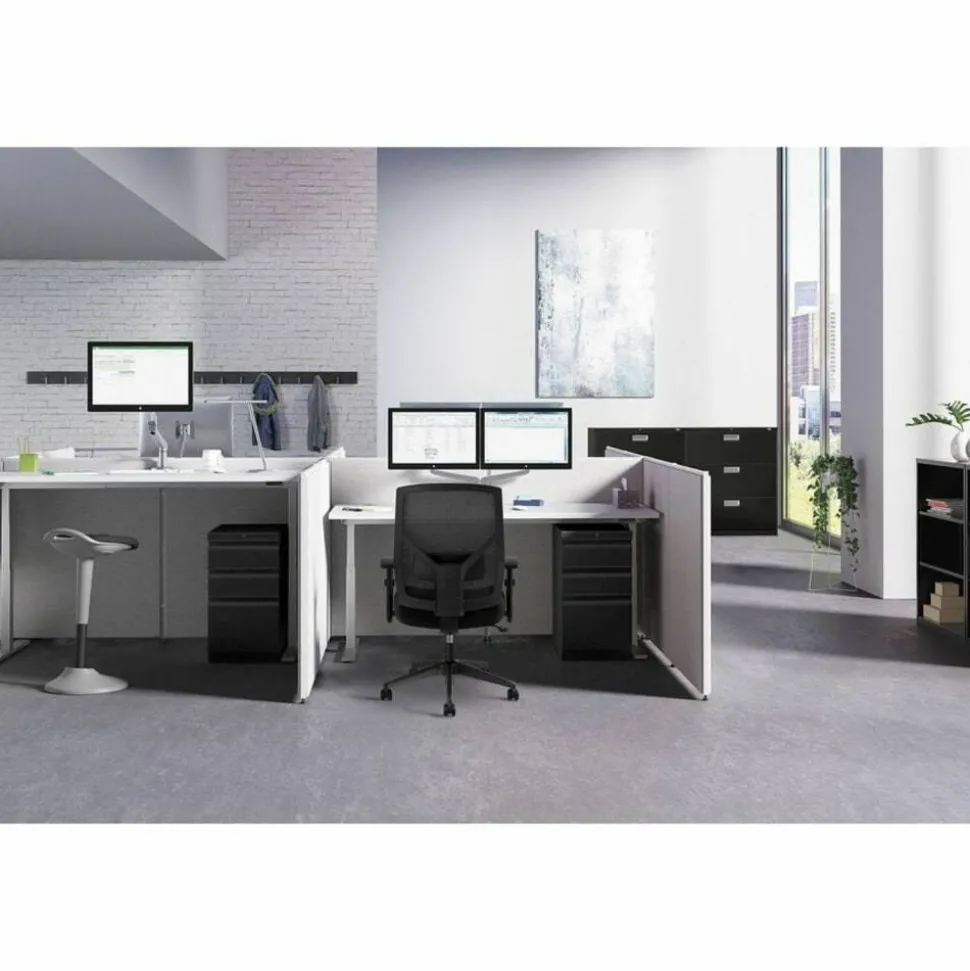 HON Basyx Verse Panel System, 72"H x 48"W, Gray