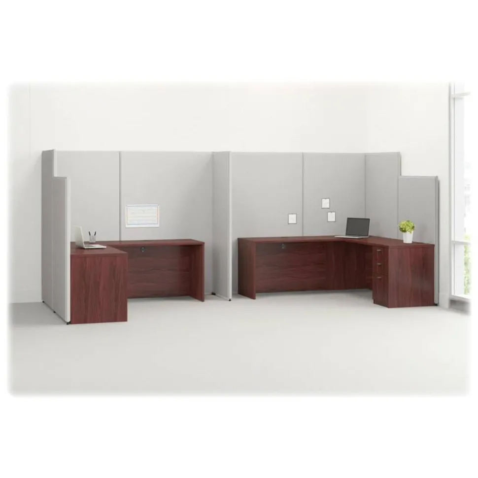 HON Basyx Verse Panel System, 72"H x 61"W, Gray