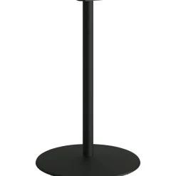 HON Between Tabletop Disc Base For 42" Tabletops, 40-3/4"H x 25-13/16"W x 25-13/16"D, Black
