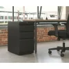 HON Brigade Mobile Pedestal with Pencil Tray Insert, Left or Right, 3-Drawers: Box/Box/File, Letter, Black, 15" x 22.88" x 28"