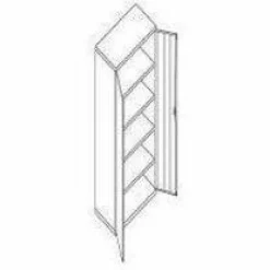 HON Brigade 5-Shelf Storage Cabinet, Adjustable Shelves, 72
