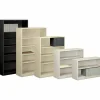 HON Brigade 4 Shelf Transitional Modular Shelving Bookcase,60"H x 34-1/2"W x 12-5/8"D, Black