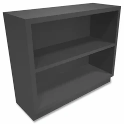 HON Brigade Steel Modular Shelving Bookcase, 2 Shelves, 29"H x 34-1/2"W x 12-5/8"D, Charcoal