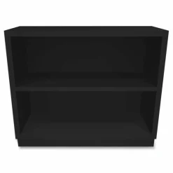HON Brigade Steel Modular Shelving Bookcase, 2 Shelves, 29"H x 34-1/2"W x 12-5/8"D, Black
