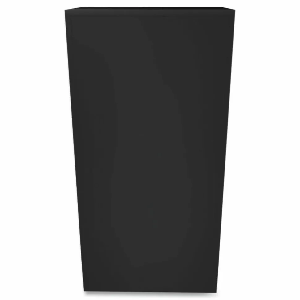 HON Brigade Storage Cabinet, 5 Adjustable Shelves, 72"H x 36"W x 24-1/4"D, Black