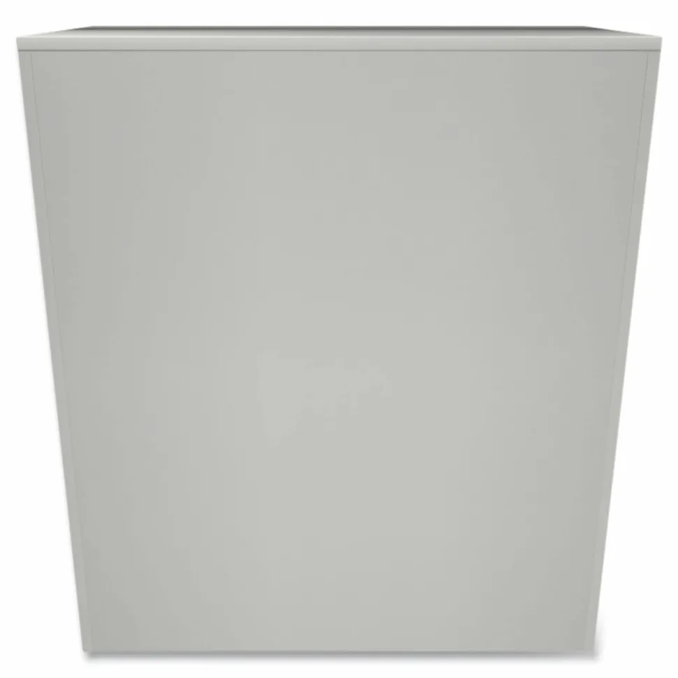 HON Brigade Storage Cabinet, 2 Adjustable Shelves, 41 3/4"H x 36"W x 18 1/4"D, Light Gray