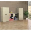 HON Brigade Storage Cabinet, Fully Assembled, 72" H x 36" W x 18 1/4"D, Putty