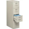 HON 510 25"D Vertical 4-Drawer File Cabinet, Light Gray