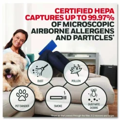 Honeywell AirGenius 5 Air Cleaner/Odor Reducer, 250 Sq. Ft. Coverage, 26 13/16