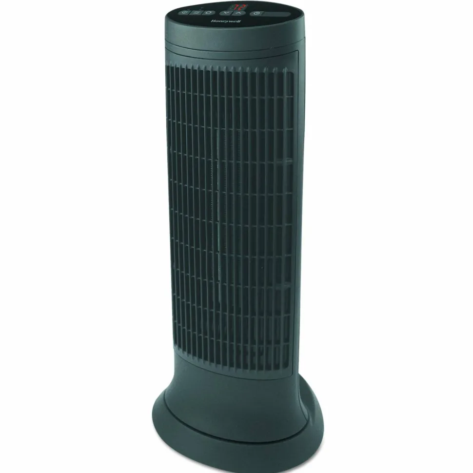 Honeywell Digital Tower Heater, 1,500 W, 10.12 x 8 x 23.25, Black