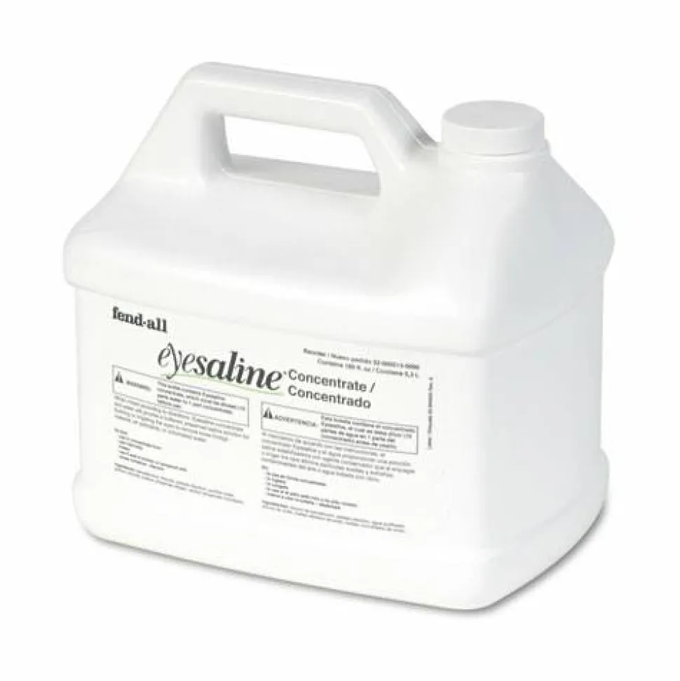 Honeywell Fendall Eyesaline Concentrate Refill for Porta Stream II, III, 180 oz Bottle, 4/Carton