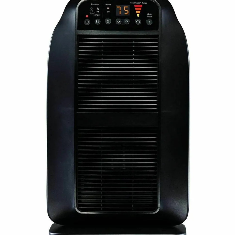 Honeywell Heat Genius Ceramic Portable Heater, 1,575 W, 5.6 x 10.2 x 17.3, Black
