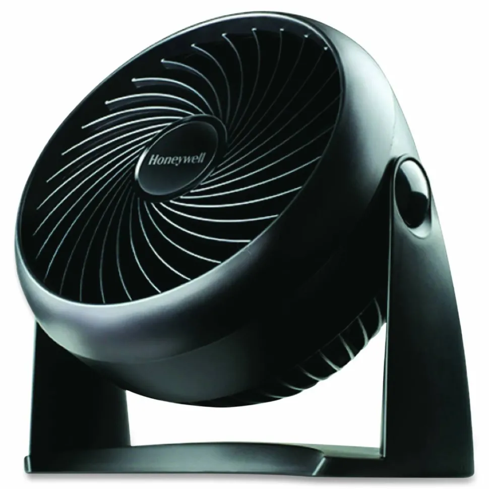 Honeywell HT-900 3-Speed Turbo Table Air Circulator Fan, 6" x 11" x 11", Black
